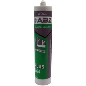 چسب درزگیر سیلیکونی ای بی زد مدل Plus 964 Wood حجم 300 میلی لیتر