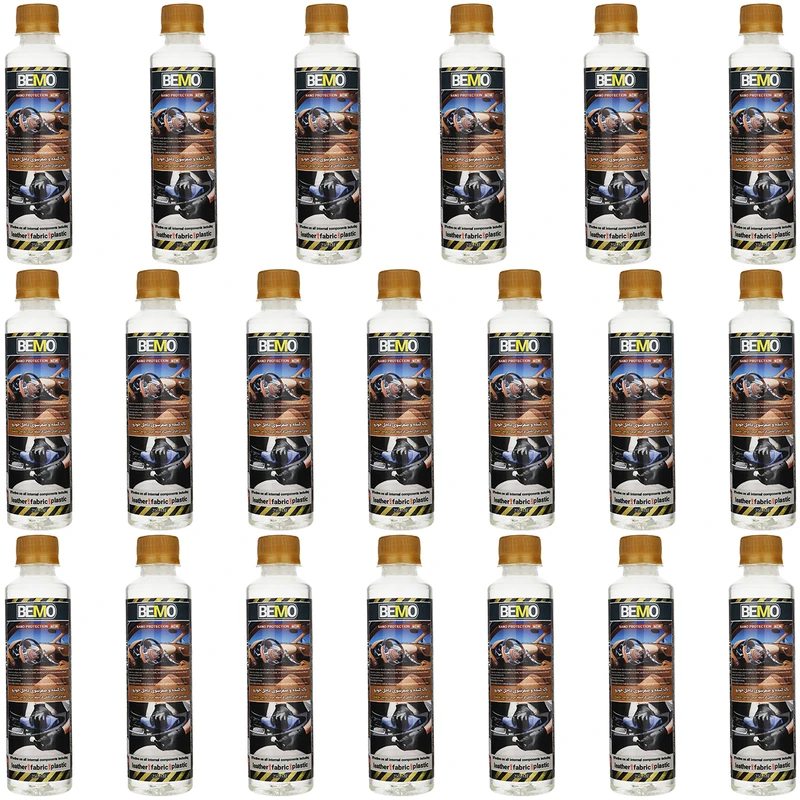 مایع تمیز کننده داخل خودرو بمو مدل FAN2 حجم 250 میلی لیتر بسته 20 عددی