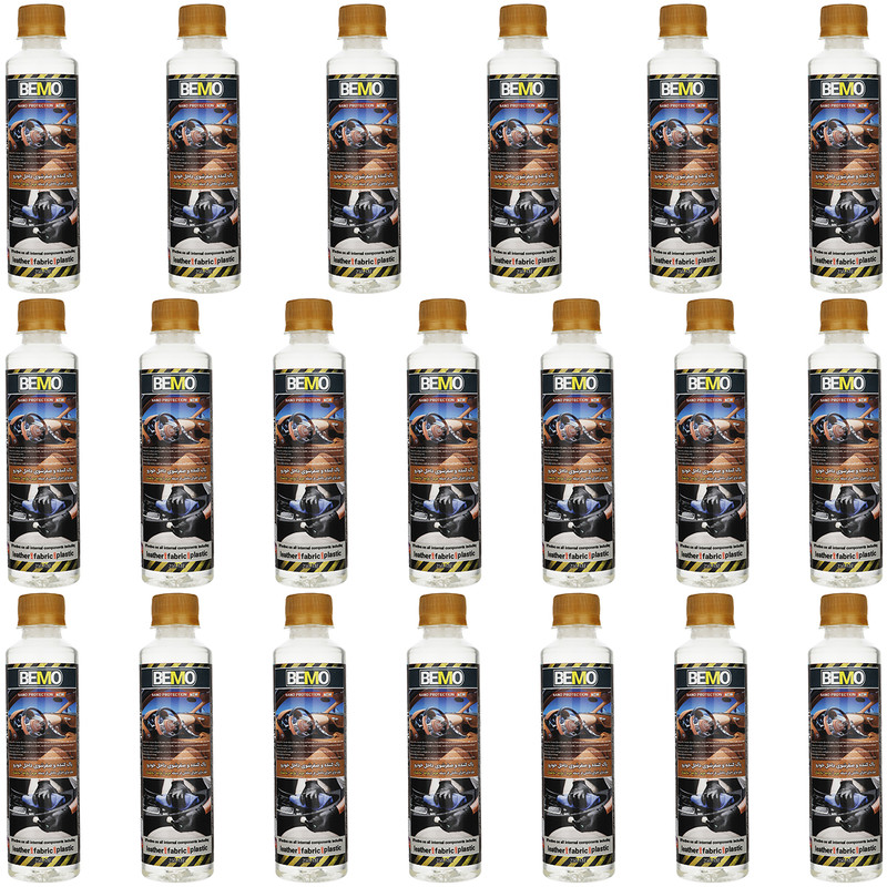 مایع تمیز کننده داخل خودرو بمو مدل FAN2 حجم 250 میلی لیتر بسته 20 عددی