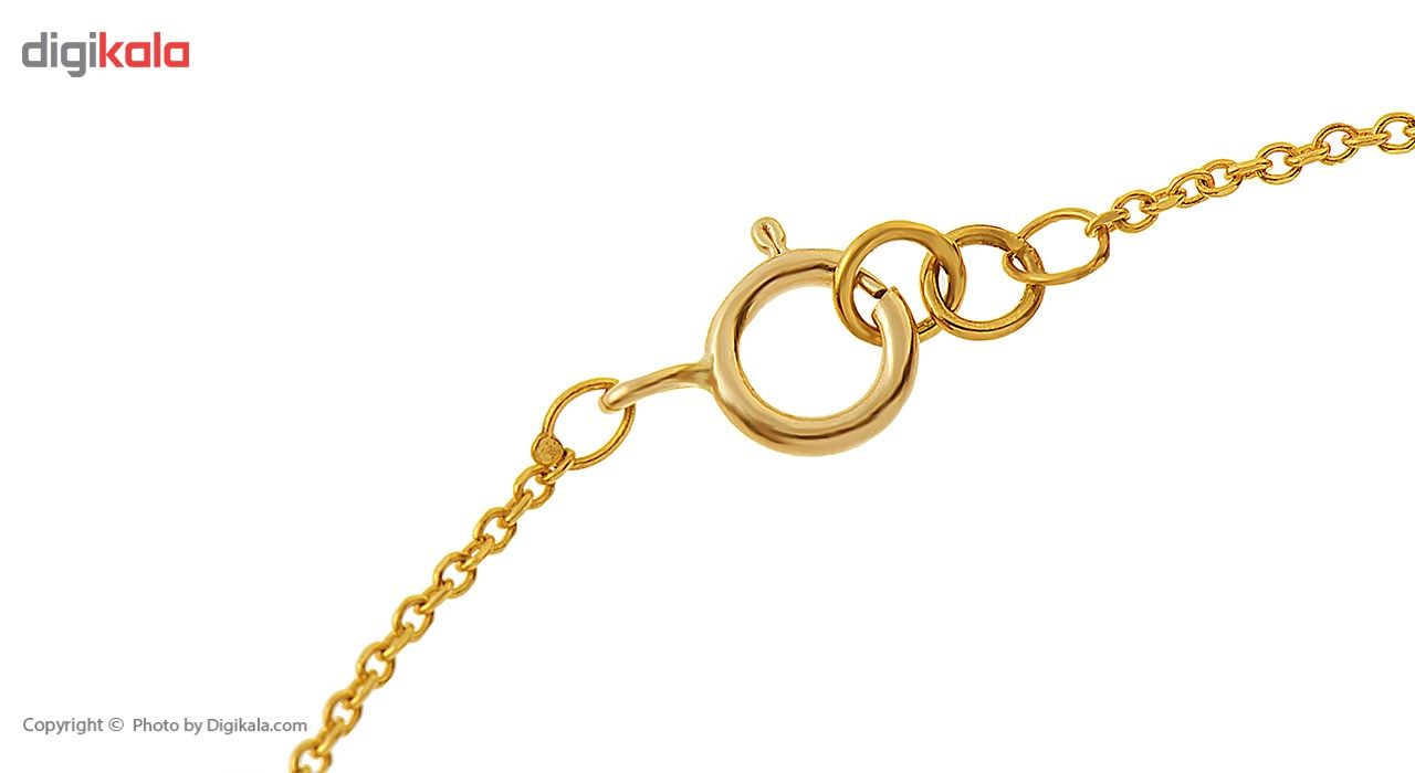 دستبند طلا 18 عیار زنانه ماهک مدل MB0178 -  - 3