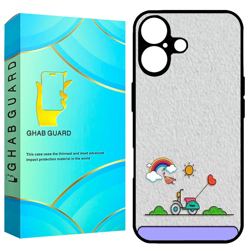 کاور قاب گارد طرح نقاشی مدل GCHP16 مناسب برای گوشی موبایل اپل iPhone 16