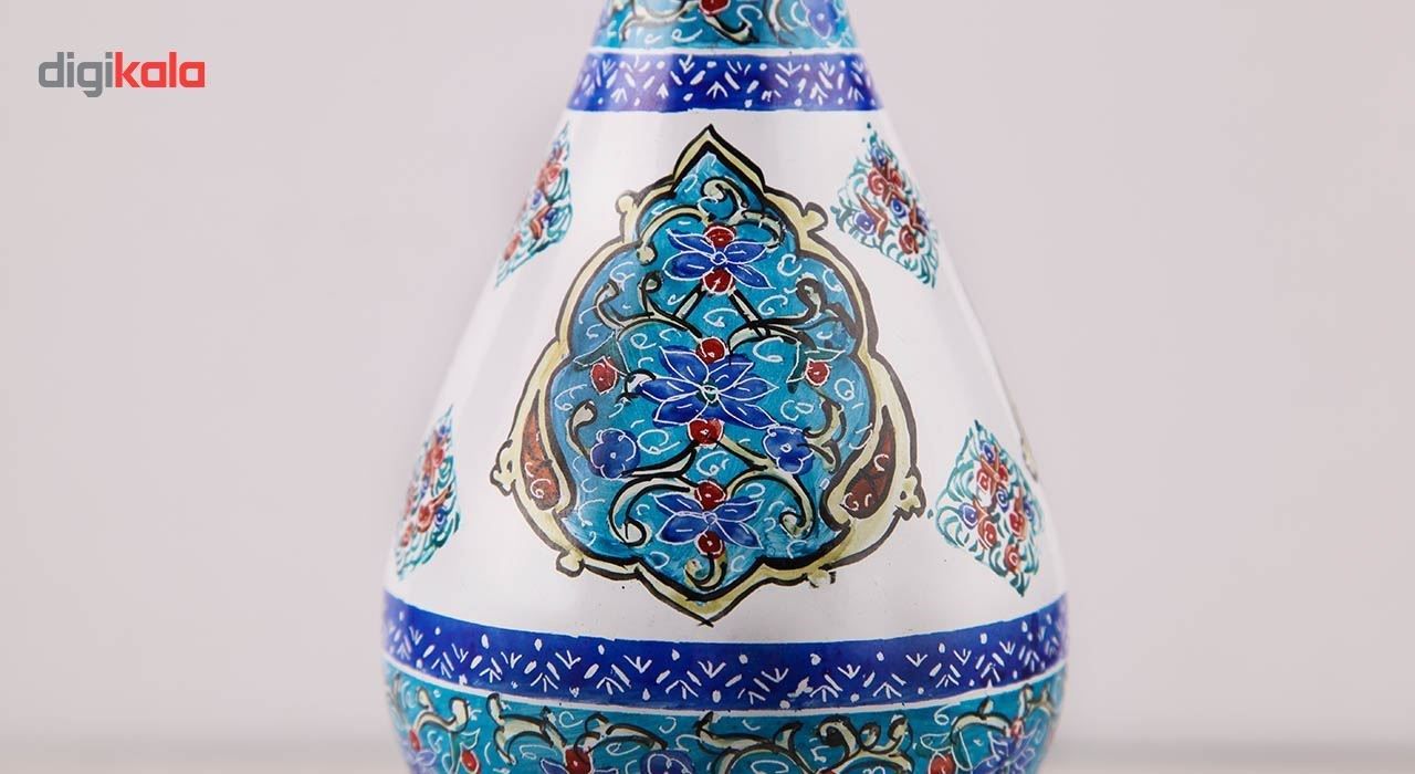 گلدان مسی میناکاری اثر ابوالقاسمی کد 170053 main 1 3
