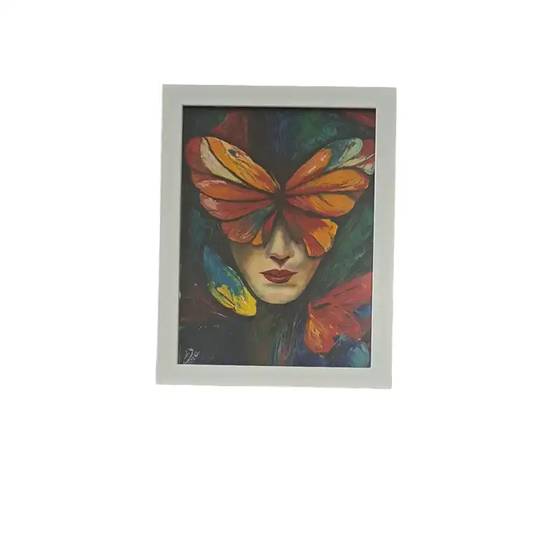 تابلو نقاشی رنگ روغن مدل آبستره طرح مهرنقش