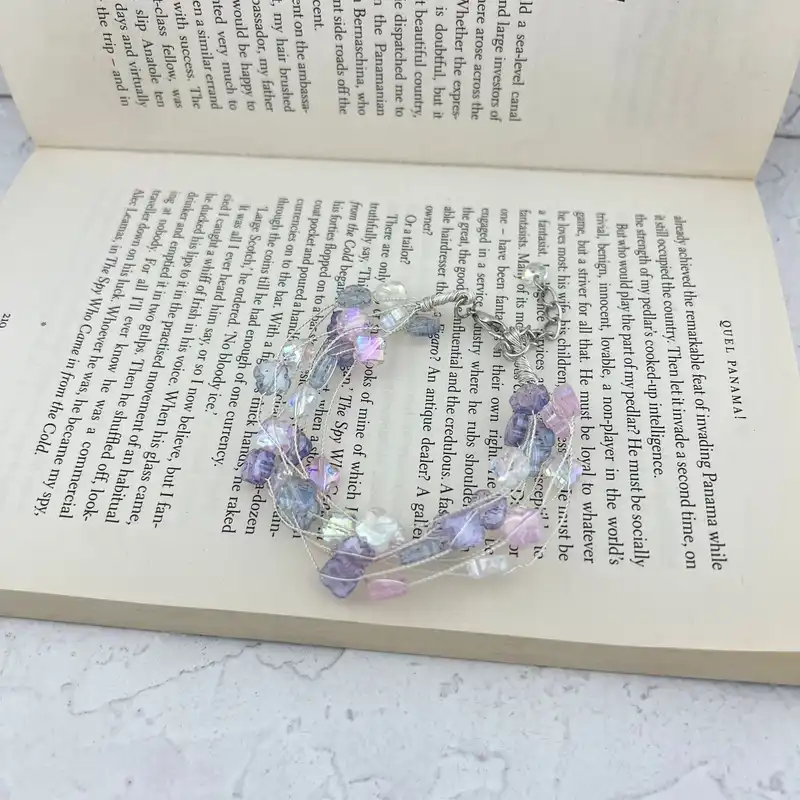 دستبند زنانه مدل گل کد B4790