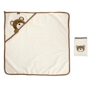 ست 2 تکه حوله نوزادی بلیندا مدل Bear