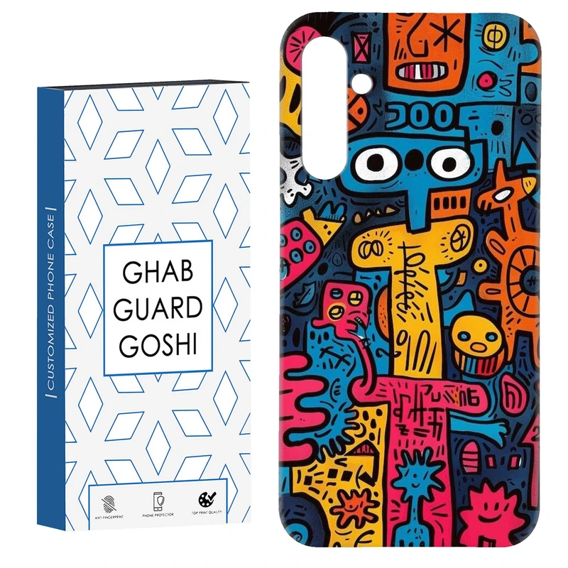 کاور قاب گارد گوشی طرح شلوغ کد Dimo-173 مناسب برای گوشی موبایل سامسونگ GALAXY A15