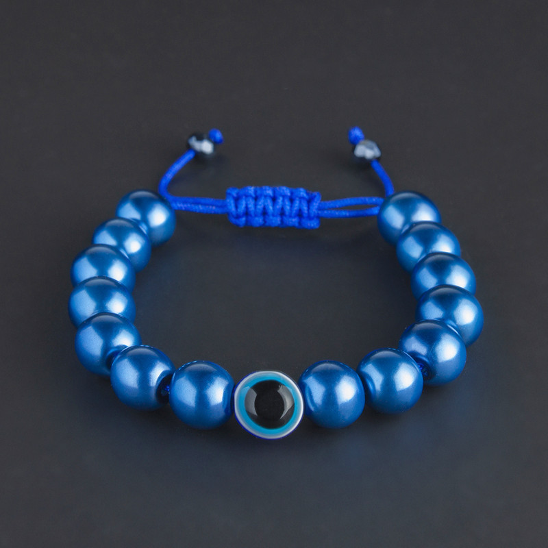 دستبند مدل مروارید چشم نظر ZA-MCH10 دستبند مدل مروارید چشم نظر ZA-MCH10