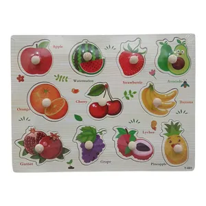 پازل آموزشی مدل جاگزاری اشکال طرح میوه کد 001