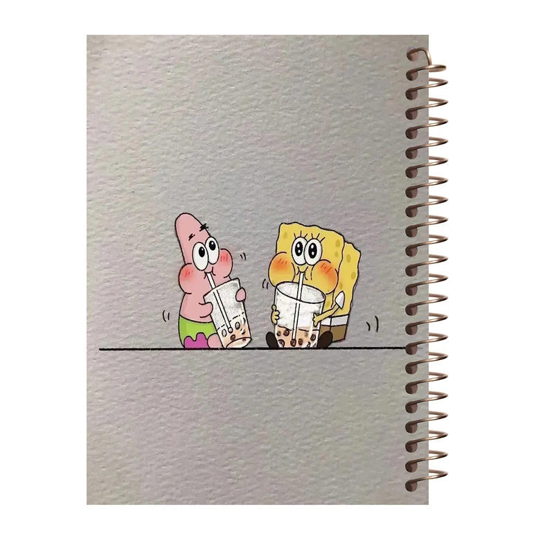 دفتر مشق 100 برگ طرح باب اسفنجی کد H359