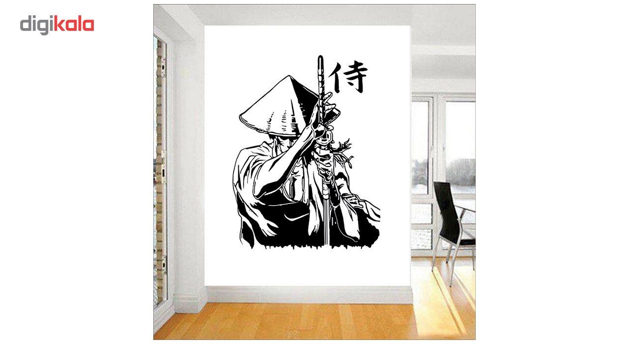 استیکر دیواری طرح Ronin Samurai main 1 2