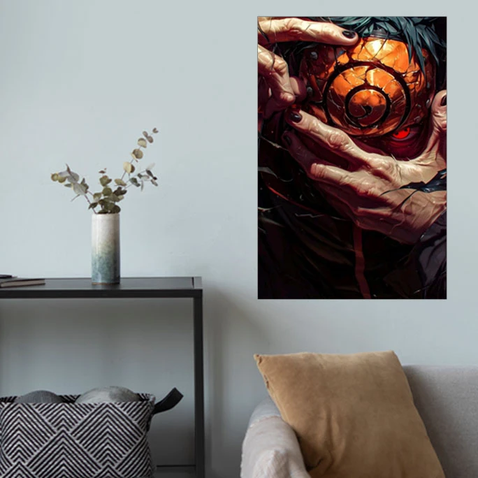 پوستر گوفی مدل اوبیتو خشمگین انیمه ناروتو طرح Obito Naruto Anime Wallpaper کد HAND89