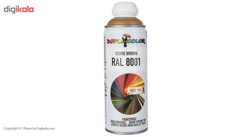اسپری رنگ قهوه ای روشن دوپلی کالر مدل RAL 8001 حجم 400 میلی لیتر