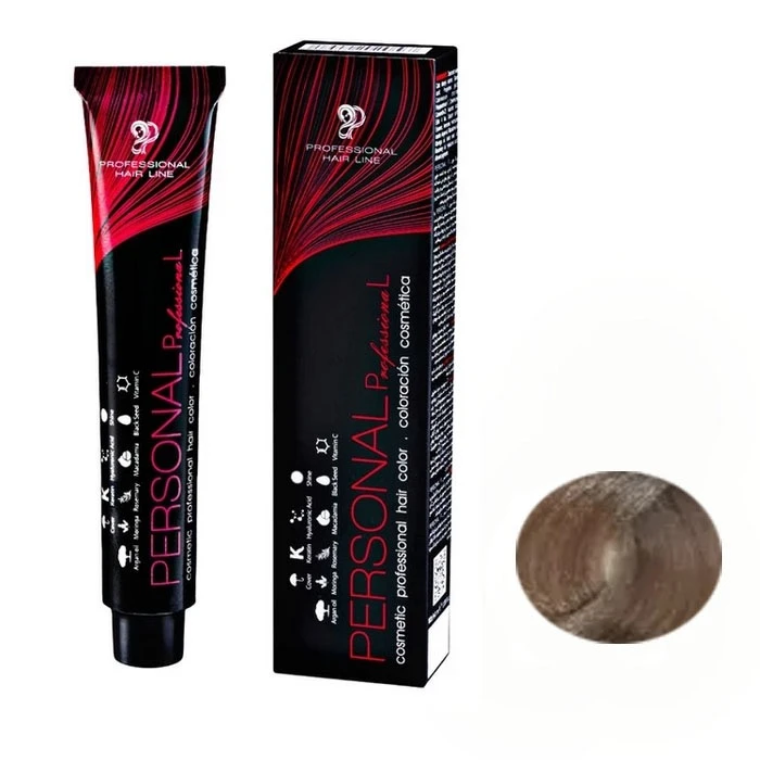 رنگ مو پرسونال شماره 8.11 حجم 100 میلی‌لیتر رنگ بلوند خاکستری روشن قوی