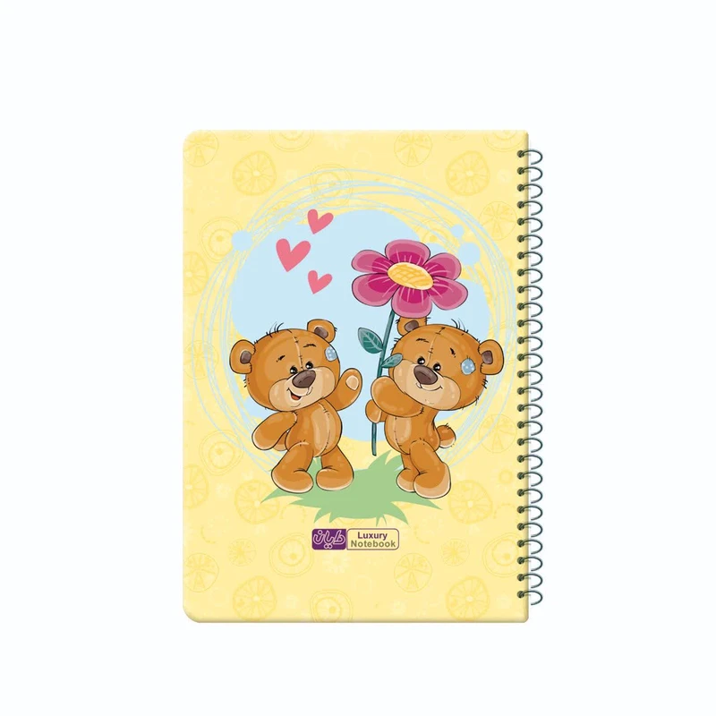 دفترچه یادداشت 100 برگ سیمی دایان مدل حاشیه دار کد 3-550