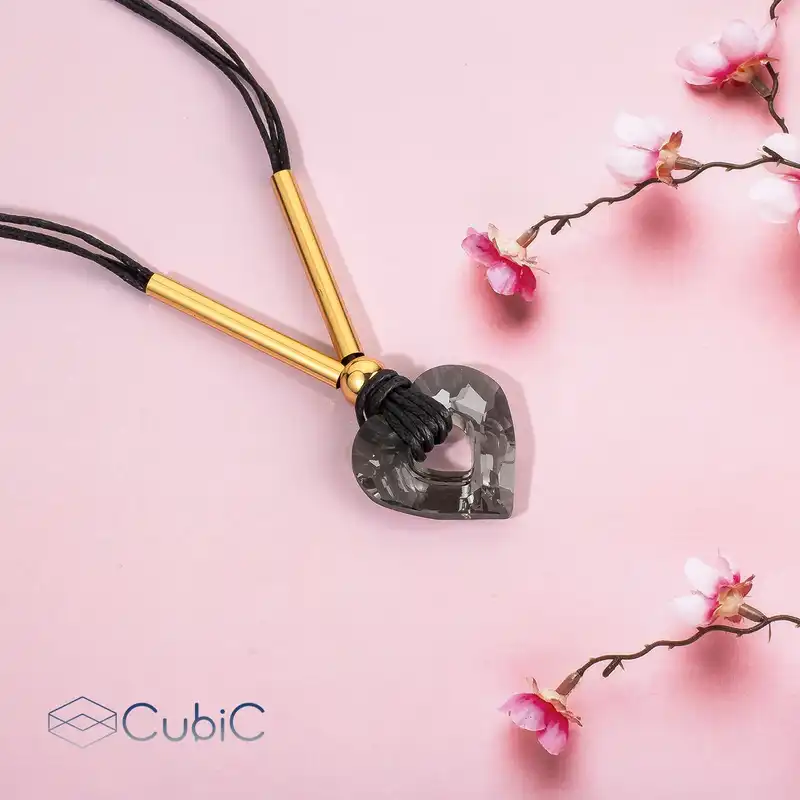 گردنبند زنانه کوبیک مدل QN-02905