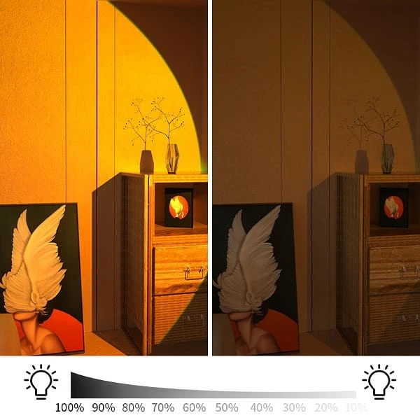 عکس شماره 6 : نور ثابت ال ای دی مدل sunset rgb k