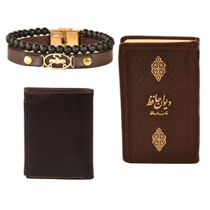 ست هدیه طرح تولد  آبان  کهن چرم  مدل m112- 8