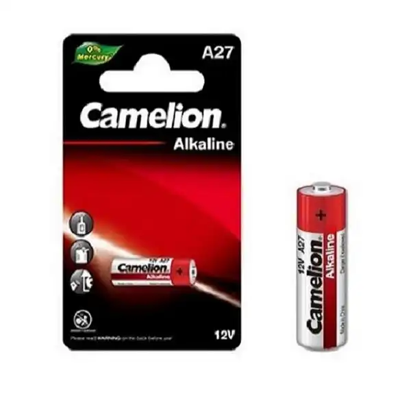 باتری نیم قلمی کملیون مدل A27 کد 277 بسته 20 عددی