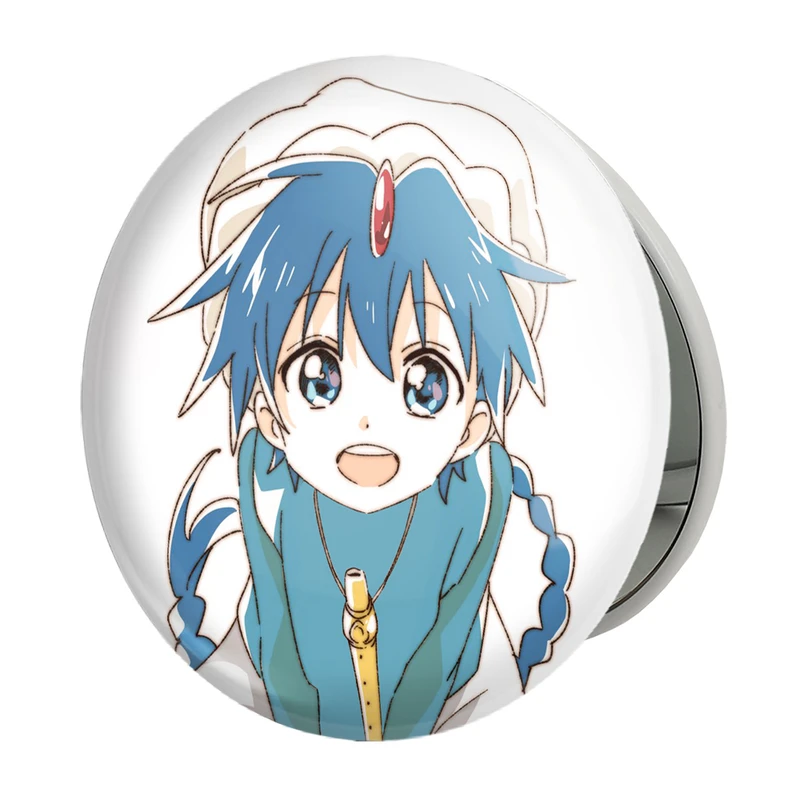 آینه جیبی خندالو طرح مورجیانا انیمه ماگی هزارتوی سحر و جادو مدل تاشو کد 36040