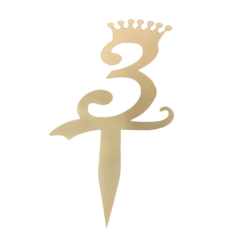 تاپر کیک طرح عدد 3 کد 333
