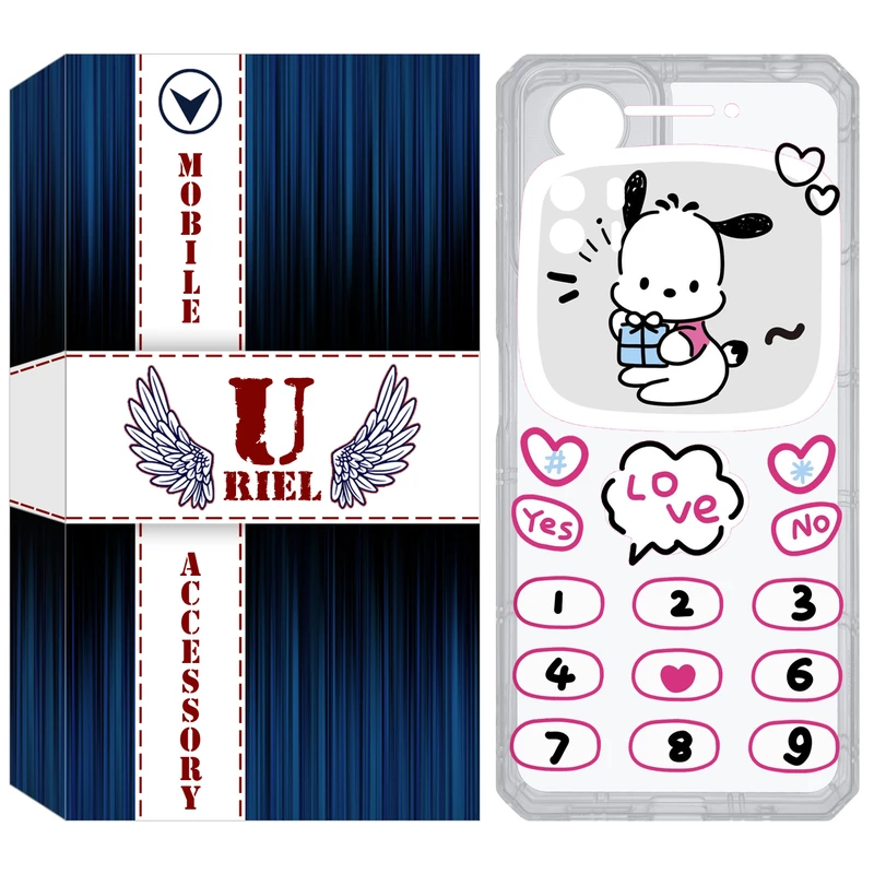 کاور یوریل مدل Clear کد 16 طرح موبایلی مناسب برای گوشی موبایل شیائومی Redmi Note 12S