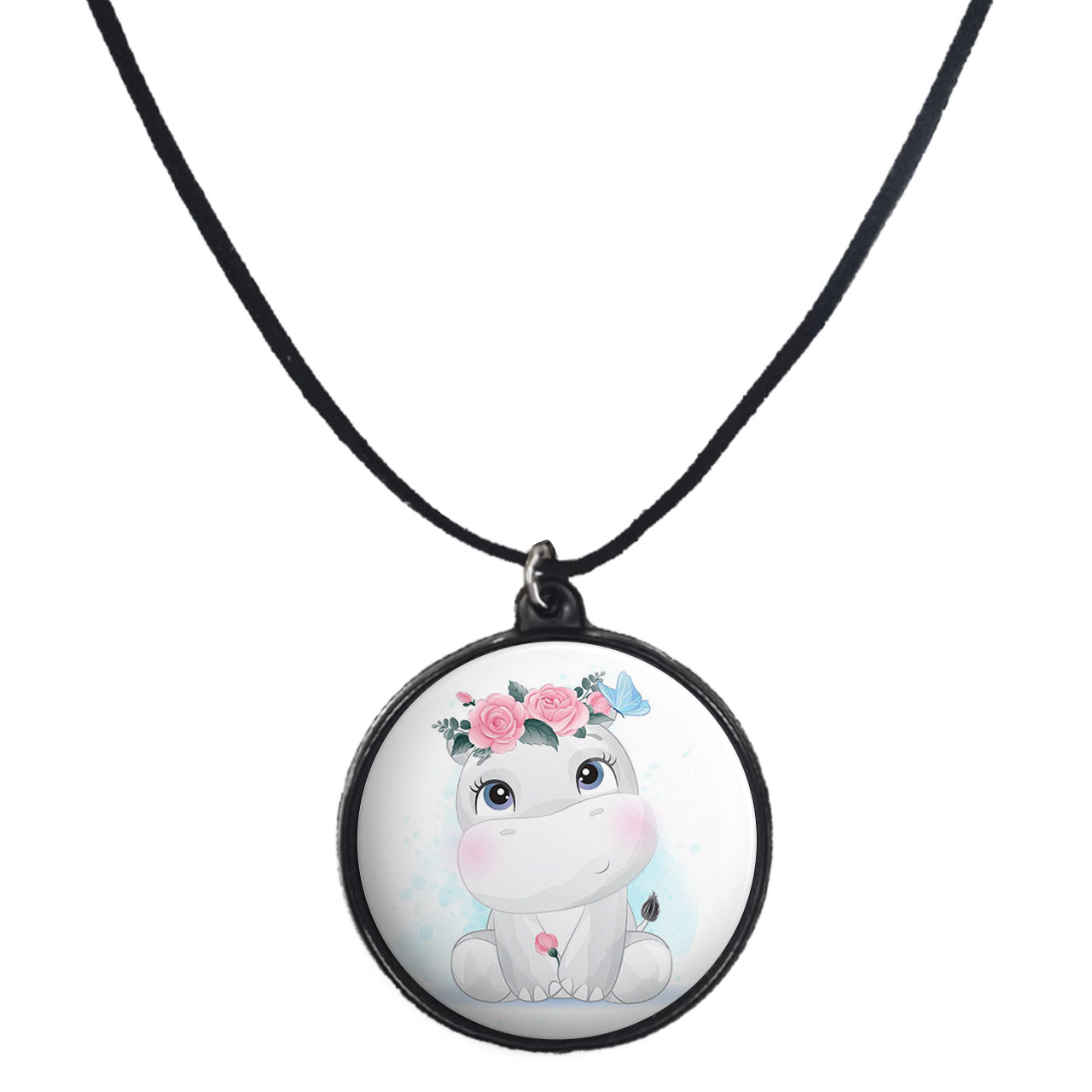 گردنبند پرمانه طرح حیوانات کیوت کد pmb.21547 مدل دو طرفه