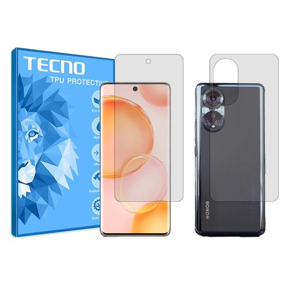 محافظ صفحه نمایش شفاف تکنو مدل HyGEL مناسب برای گوشی موبایل آنر 50 به همراه محافظ پشت گوشی