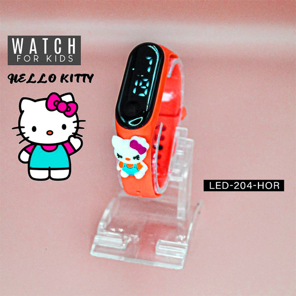 ساعت مچی دیجیتال بچگانه مدل عروسکی کیتی کد 2024