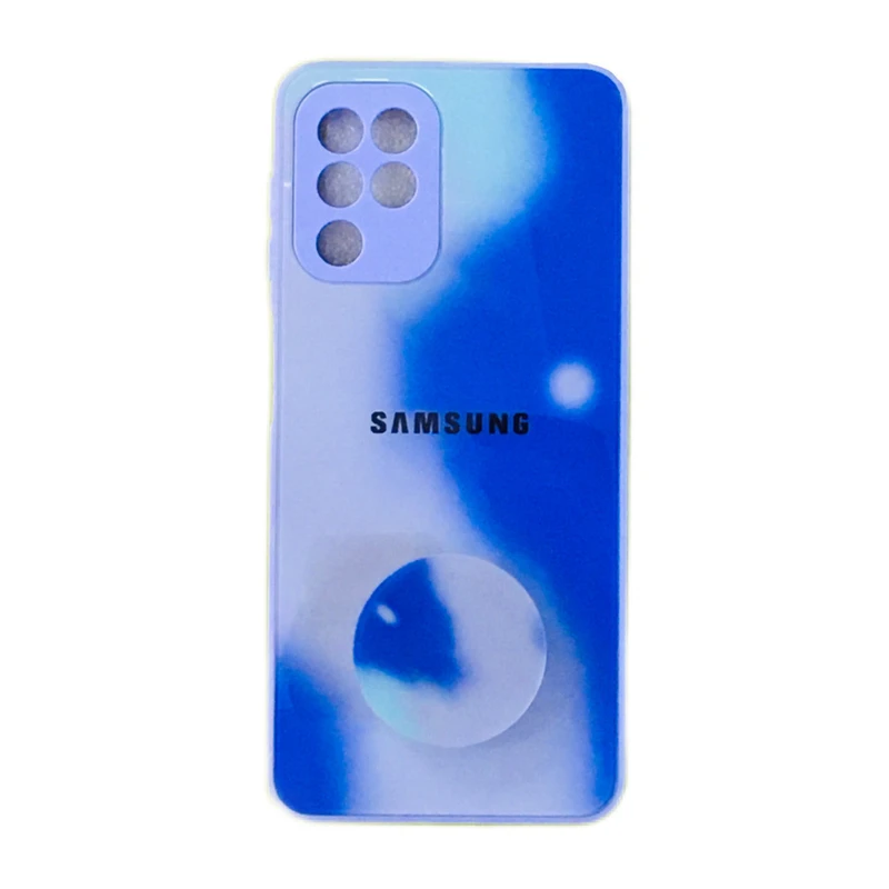 کاور مدل Rain مناسب برای گوشی موبایل سامسونگ Galaxy A22 4G به همراه پاپ سوکت