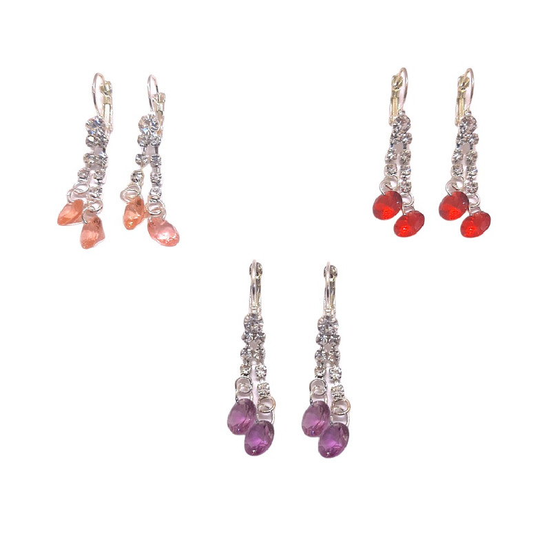 گوشواره دخترانه مدل HFR کد 07 مجموعه 3 عددی گوشواره دخترانه مدل HFR کد 07 مجموعه 3 عددی