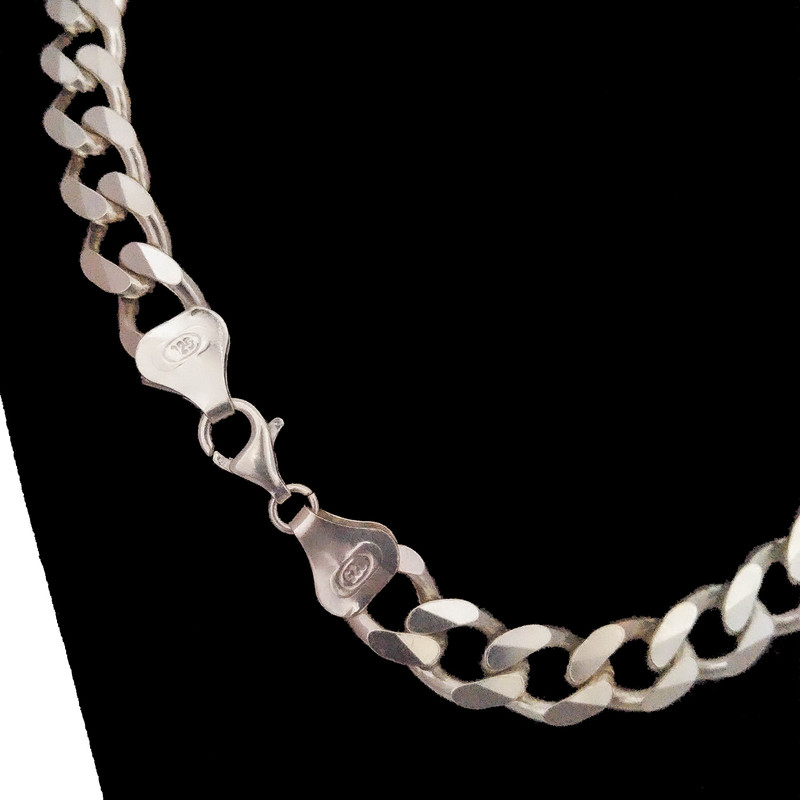 زنجیر نقره مردانه کد krt126.62