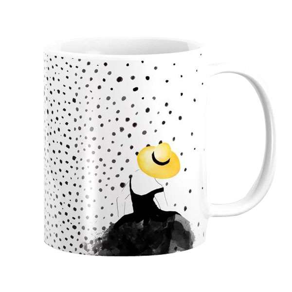 ماگ سرامیکی طرح دختر کد 43501