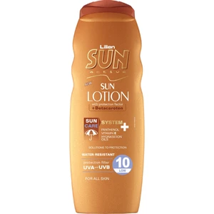 لوسیون آفتاب لیلین سان اکتیو مدل Protection Factor With Betacaroten با SPF10 حجم 200 میلی لیتر