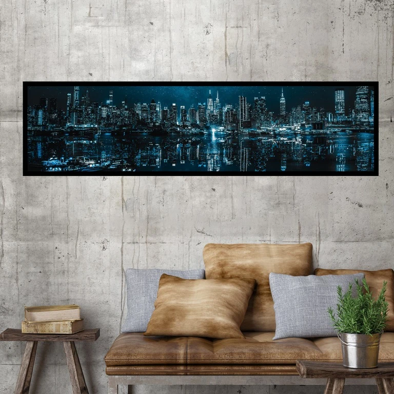 تابلو بکلیت طرح منظره شهر مدل کشیده B-7481