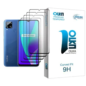 Cooling Olka Glass MIX004 Screen Protector For Realme C15 Pack Of 4