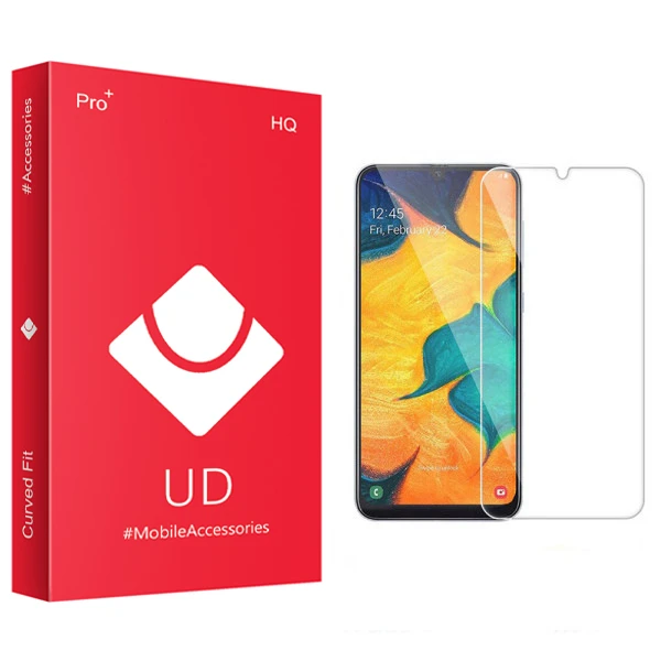 محافظ صفحه نمایش شیشه ای یو دی مدل +PRO مناسب برای گوشی موبایل سامسونگ Galaxy A10