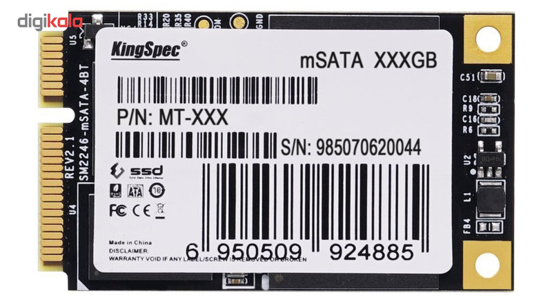 اس اس دی اینترنال mSATA کینگ اسپک مدل MT-XXX ظرفیت 1 ترابایت
