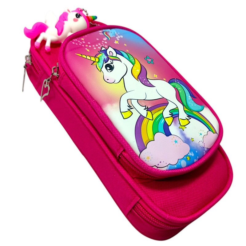 جامدادی مدل برزنتی طرح اسب تک شاخ کد 1001