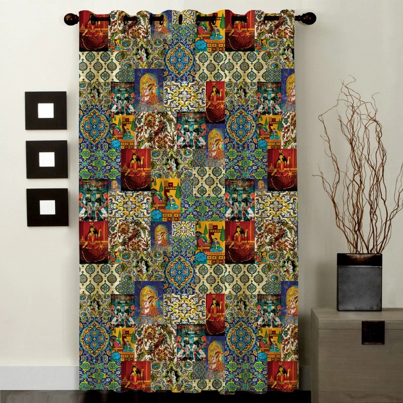 پرده رنس مدل C1-50132 ارتفاع 290 سانتی متر