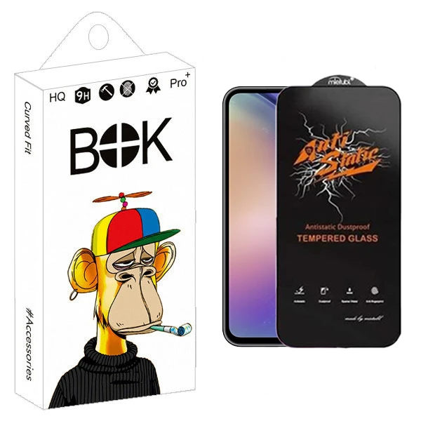 محافظ صفحه نمایش بوک مدل Antistatic Guard مناسب برای گوشی موبایل سامسونگ Galaxy A54 / S23 FE