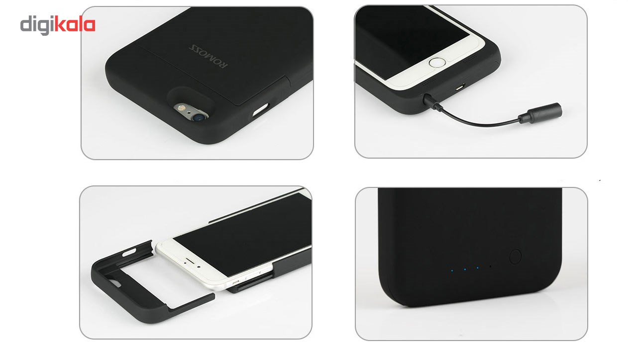 کاور شارژ روموس مدل AA6S1 ظرفیت 3200 میلی آمپر ساعت مناسب برای گوشی موبایل آیفون 6/6s