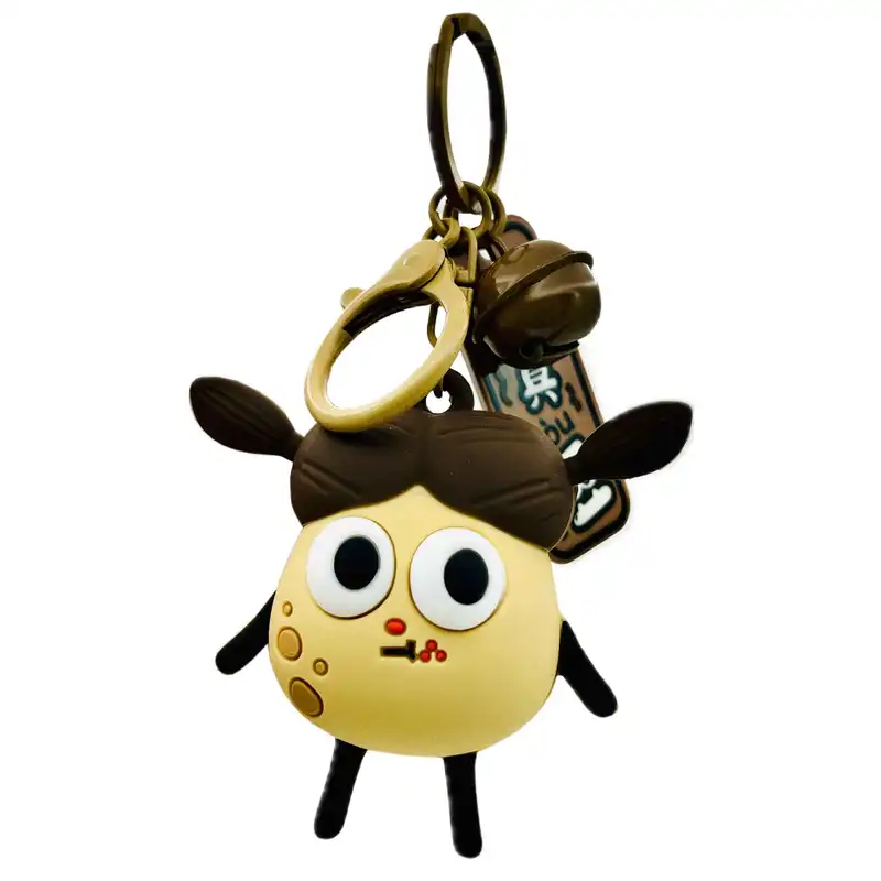 جاکلیدی مدل سیلیکونی سیب زمینی مو خرگوشی طرح چشم متحرک کد 2234A