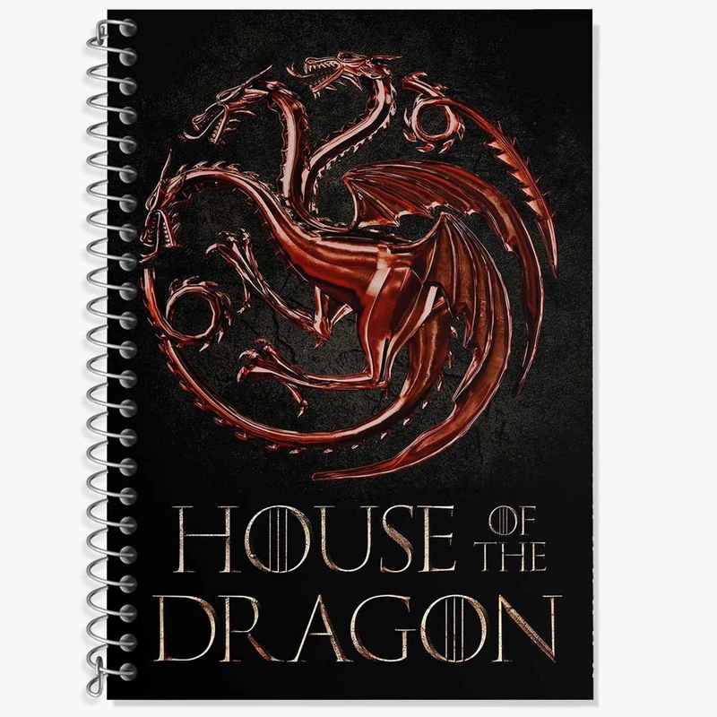 دفتر لغت 50 برگ خندالو مدل سریال خاندان اژدهایان House of dragon کد 28514