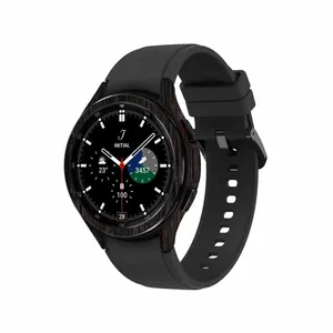 MAHOOT Burned-Wood Cover Sticker for Samsung Watch4 Classic 46mm Smartwatch