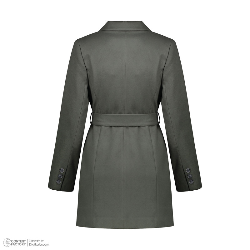 پالتو زنانه ریسانی مدل 5214 رنگ طوسی