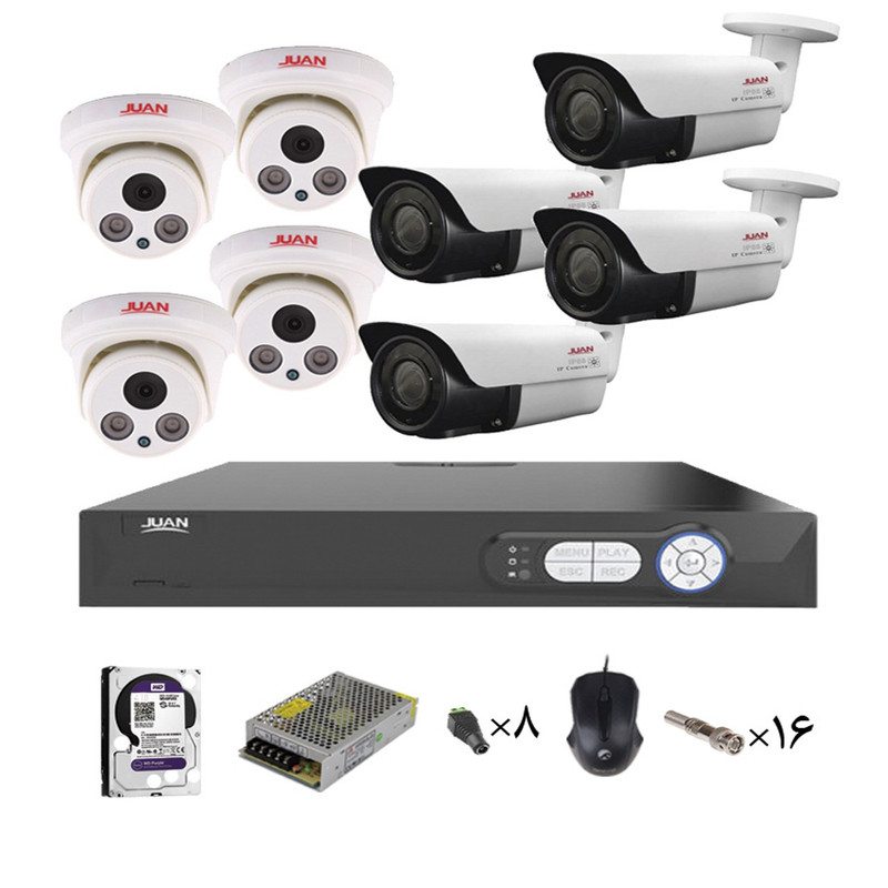 سیستم امنیتی ژوان مدل JA-4HD4HZ5108