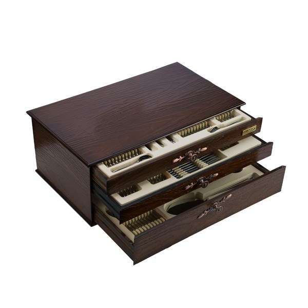 سرویس قاشق و چنگال 116 پارچه ناب استیل مدل Palermo سرویس قاشق و چنگال 116 پارچه ناب استیل مدل Palermo