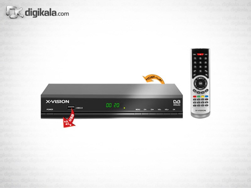 گیرنده دیجیتال ایکس ویژن مدل XDVB-210