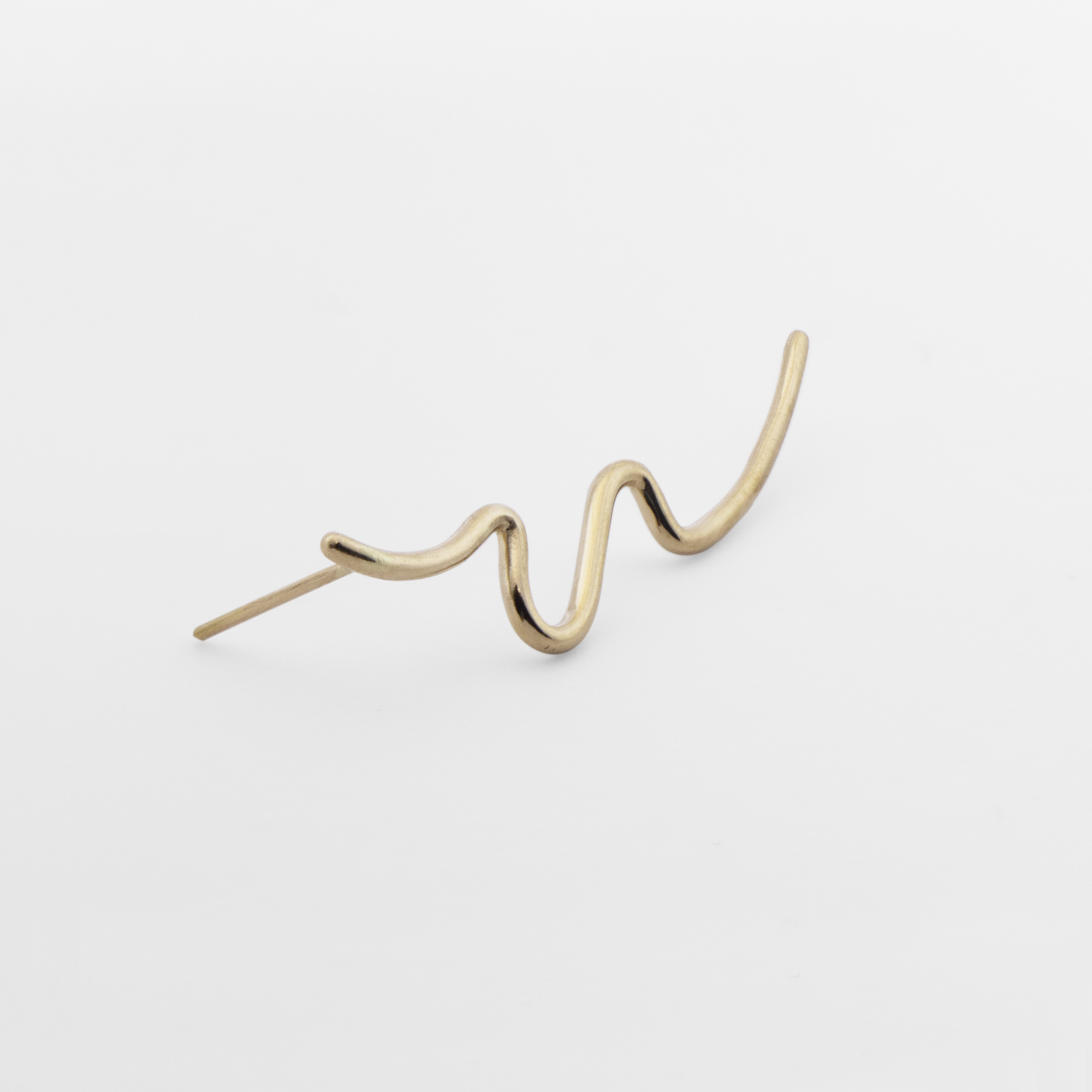 گوشواره طلا 18 عیار زنانه پولک مدل نوا