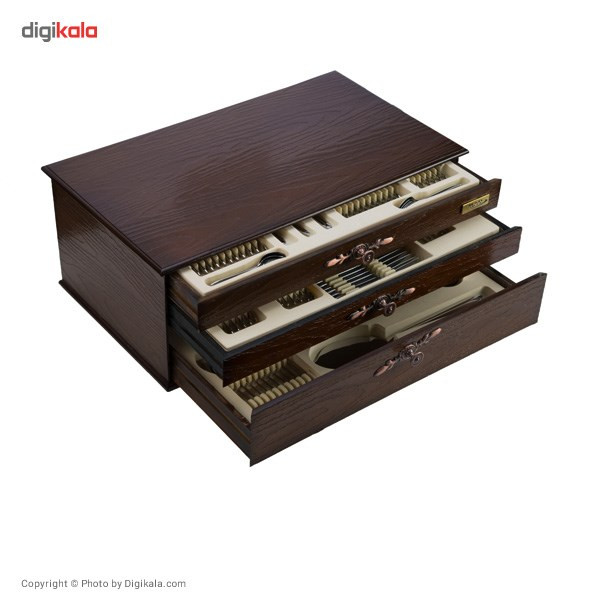 سرویس قاشق و چنگال 116 پارچه ناب استیل مدل Palermo سرویس قاشق و چنگال 116 پارچه ناب استیل مدل Palermo
